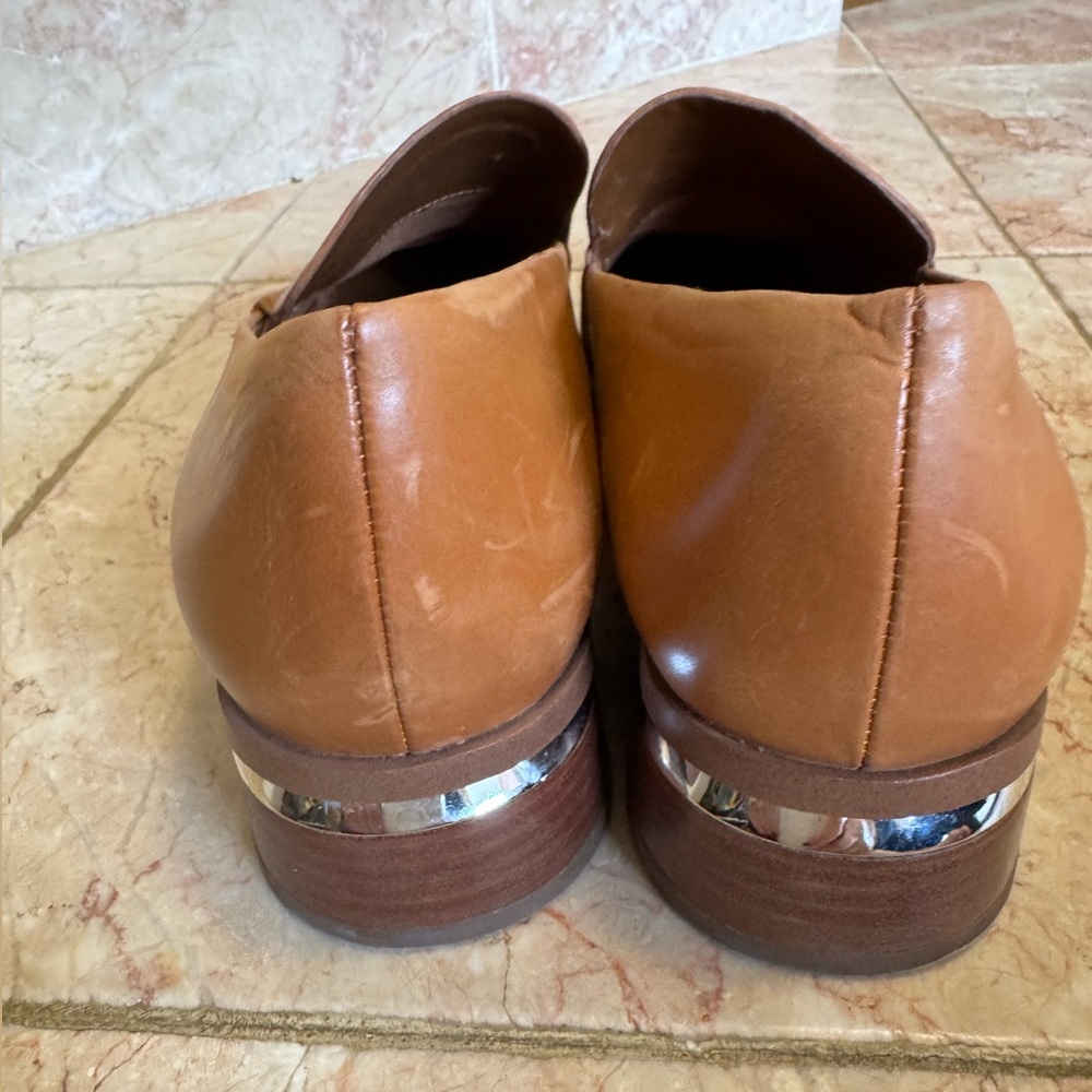 Franco Sarto beautiful caramel brown Newbocca Loafer. - Picture 3 of 16